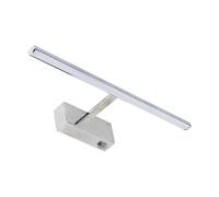 WatioWave Applique LED pour salle de bain 8 W IP44 4000 K 1070 lm 405 mm chromée, idéale pour l'éclairage efficace et la décoration dans les pièces humides.
