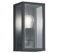 WatioWave Applique murale en aluminium E27 IP44, idéale pour l'extérieur et la décoration, fournit un éclairage efficace et une résistance aux intempéries.