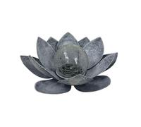 WatioWave Lampe décorative Solaire Chaude en métal et Verre, 22 cm, idéale pour éclairer Les Jardins et Les extérieurs avec Style et élégance.
