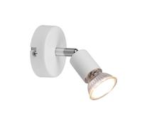 WatioWave Spot blanc GU10 au design moderne, 4000 K, 35 W, idéal pour un éclairage décoratif et fonctionnel dans les maisons et les bureaux.