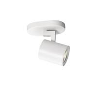 WatioWave Spot en aluminium blanc avec 1 x GU10, idéal pour un éclairage décoratif et fonctionnel dans les maisons et les locaux.