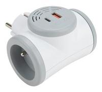 Watt and Co - Biplite rotative design et compacte 16A + USB A/C