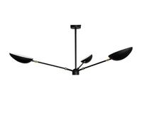 Watt & Veke Suspension plafonnier Spoon laiton noir mat