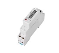 Wattmètre numérique 1P 18mm, monophasé, 2 fils, consommation d'énergie, compteur analogique AC 230V 50Hz, montage sur Rail Din électrique(Digital Load 60A)