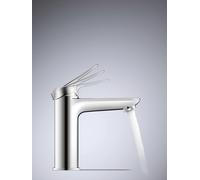Wave Duravit Mitigeur monocommandé pour lavabo M Minusflow, sans garniture d'écoulement, saillie 122mm, chrome brillant, WA1022002010