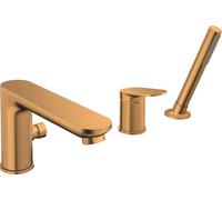 Duravit Mitigeur pour bord de baignoire Wave WA5260000004 3 trous Bronze brossé
