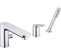 Duravit Mitigeur pour rebord de baignoire Wave WA5260000010 – 3 trous, saillie 200 mm, chrome
