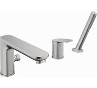 Duravit Duravit Robinet de baignoire 3 trous Wave acier inoxydable brossé Quantité:1