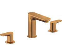 Duravit Mitigeur lavabo Wave WA1060005004 – 3 trous, bonde Push‑Open, 129 mm, bronze brossé