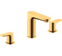 Duravit Wave 3 trous mitigeur lavabo WA1060005034 projection 129mm, or poli