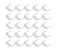 Waves Kit d'agrafes 500 pièces pour machines de réparation en plastique et agrafeuses à chaud utilisées pour le soudage de tôles sur alliage d'aluminium zinc magnésium (clous de soudage SType 0,6 mm)