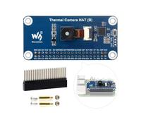 Waveshare 90°FOV Long-Wave IR Thermal Imaging Camera Hat (B) for Raspberry Pi, Pi IR Camera, 80x62 Pixels, Standard 40PIN GPIO Header
