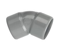 WAVIN Coude PVC 45° double femelle D32 gris