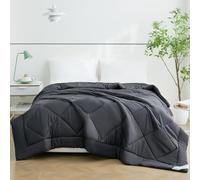 WAVVE Couette 260x240 4 Saisons, Couette Tempérée en Microfibre, Légère et Respirante, Duvet 2 Personnes pour Printemps Automne, Douce et Confortable(Gris)
