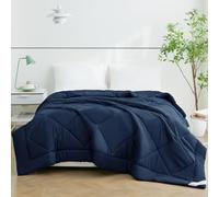 WAVVE Couette 260x240 4 Saisons, Couette Tempérée en Microfibre, Légère et Respirante, Duvet 2 Personnes pour Printemps Automne, Douce et Confortable(Bleu)
