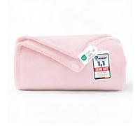 WAVVE Plaid Rose 150x200 cm - Couverture Polaire Flanelle Microfibre Douce, Jeté de Canapé Chaud & Moelleux, Plaid pour Canapé Lit, Grande Couverture Toutes Saisons