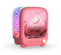Wavy Light Coral -lampe Océanique Relaxante Rose TU