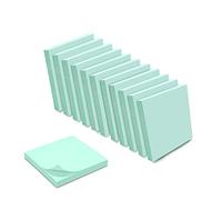 WAYTEX 1200 Notes autocollantes repositionnables Bleu Pastel 12 blocs de 100 feuilles 75 x 75 cm carré