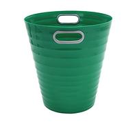Poubelle de bureau Waytex 931076 Vert 12,5L Corbeille à papier en plastique design pour bureau, chambre ado Vert G