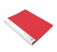 Waytex 931332R Protège Documents A4 60 vues Premium en Polypropylène Opaque Identifiable - 30 Pochettes transparentes - Rouge