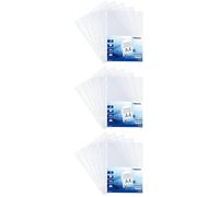 Waytex 931349 Pochettes Perforées A4 Transparentes Lisses 80 microns - Paquet de 100 (Lot de 3)