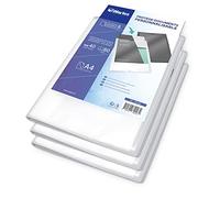 WAYTEX 931444P Protège Documents A4 Personnalisable (Lot de 3) 80 Vues 40 Pochettes Couverture Polypro Transparent
