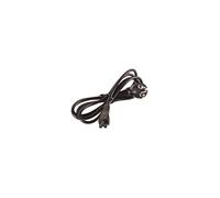 Waytex Cordon d'alimentation Secteur tripolaire (2 P+T CEE7/7 / IEC C5) 1.80 m Noir