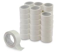 Pack 36 rouleaux Ruban Adhésif d'Emballage Pro BLANC 66m x 50mm Waytex Silencieux Polypropylène 50 microns Blanc G
