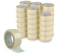 Waytex Pack de 36 rouleaux de Ruban Adhésif d'Emballage Pro TRANSPARENT 66m x 50mm, Silencieux, en Polypropylène épaisseur 50 microns