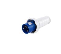WBBAYDRFR Connecteur électrique Industriel 3P/4P/5 Broches 63A IP67, Prise Murale mâle et Femelle(3P 63A Plug)
