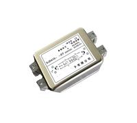 WBBAYDRFR Filtre d'alimentation monophasé Passe-Bas Anti-interférences CA 220 V, Double Section SJD410-3A 6 A 10 A 20 A 30 A(Terminal Block SJD410-20 -DT)