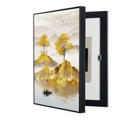 WBBML Peinture Décorative pour Boîte À Compteurs Vertical Cache Compteur Électrique Mural Amovible Peinture Murale pour Coffret de Distribution Caché Démontable(F,40x60cm)