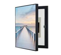 WBBML Peinture Décorative pour Boîte À Compteurs Vertical Cache Compteur Électrique Mural Amovible Peinture Murale pour Coffret de Distribution Caché Démontable(B,60x70cm)