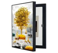 WBBML Peinture Décorative pour Boîte À Compteurs Vertical Cache Compteur Électrique Mural Amovible Peinture Murale pour Coffret de Distribution Caché Démontable(E,60x80cm)