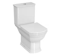 WC à poser avec bride sortie horizontale VitrA Valarte rétro avec abattant frein de chute