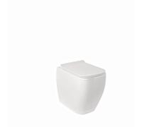 WC à poser Kludi RESA C à chasse d'eau en spirale 28WCB0443 52 cm, vidage universel, blanc brillant