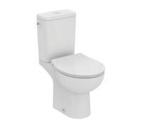 WC à poser sans bride sortie horizontale IDEAL STANDARD TIRSO RimLS+ avec abattant frein de chute