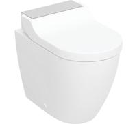 Geberit AquaClean Tuma Comfort système complet de WC, WC indépendants, 146310FW1, Couleur: acier inoxydable brossé - CM