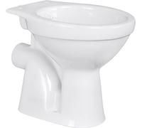 WC douche Belvit avec fonction bidet – WC sur pied avec douchette hygiénique Taharet, raccord mural, en céramique, sans siège de WC