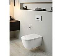Villeroy und Boch ViClean -I200 douche WC sans rebord V0E200R1 forme ovale, blanc alpin CeramicPlus