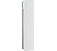 Emco Asis 2.0 encastré WC - garniture de toilette 975427452 170x811mm, charnière de porte à droite, porte continue, blanc brillant