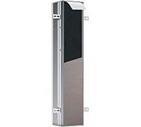 WC encastré Emco Asis plus garniture de toilette 975611010 11010, charnière de porte à gauche, aluminium, 803 mm, porte carrelée