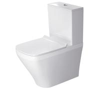 WC indépendants Duravit DuraStyle Kombi Rondelle de 63 cm de profondeur, pour réservoir de chasse en surface, sortie Vario, 2155090000, Couleur: Blanc
