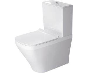 WC indépendants Duravit DuraStyle Kombi Rondelle de 63 cm de profondeur, pour réservoir de chasse en surface, sortie Vario, 21550900001, Couleur: Blanc avec Wondergliss