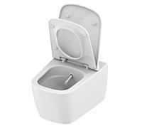WC lavant TECEneo 9700214 avec fonction douche, abattant fin, eau froide, blanc