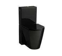 Wc-s-rés var ss br kartell 66 noir brillant - LAUFEN H8243370202311