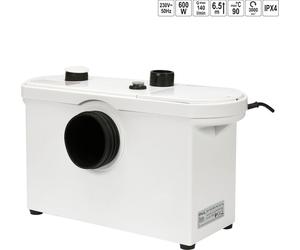 WC station de relevage, pompe à matières fécales douche lavabo avec broyeur 600W
