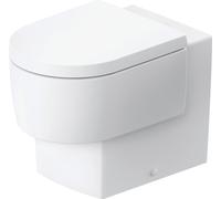 Support de balcon Duravit WC 207109AC00 37x54cm, 4,5 l, sans rebord, sortie horizontale, blanc Satin mat