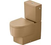 Duravit Balcoon WC sur pied pour combinaisons WC, pour réservoir de chasse rapporté, Rimless, sortie horizontale, 207009AM00, Couleur: Clay terra Mat