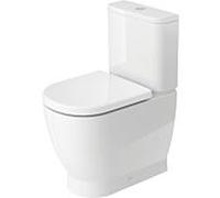 Duravit – WC sur pied D‑Code, 37 x 60 cm, chasse 4,5 l, sortie horizontale, blanc brillant